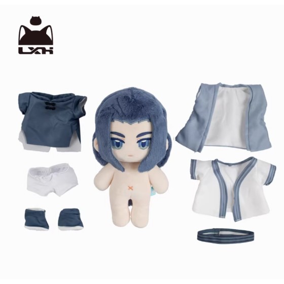 LXH All Living Beings Gate Wu Xian Human Form Plush, Cotton Doll, 20cm with Skeleton